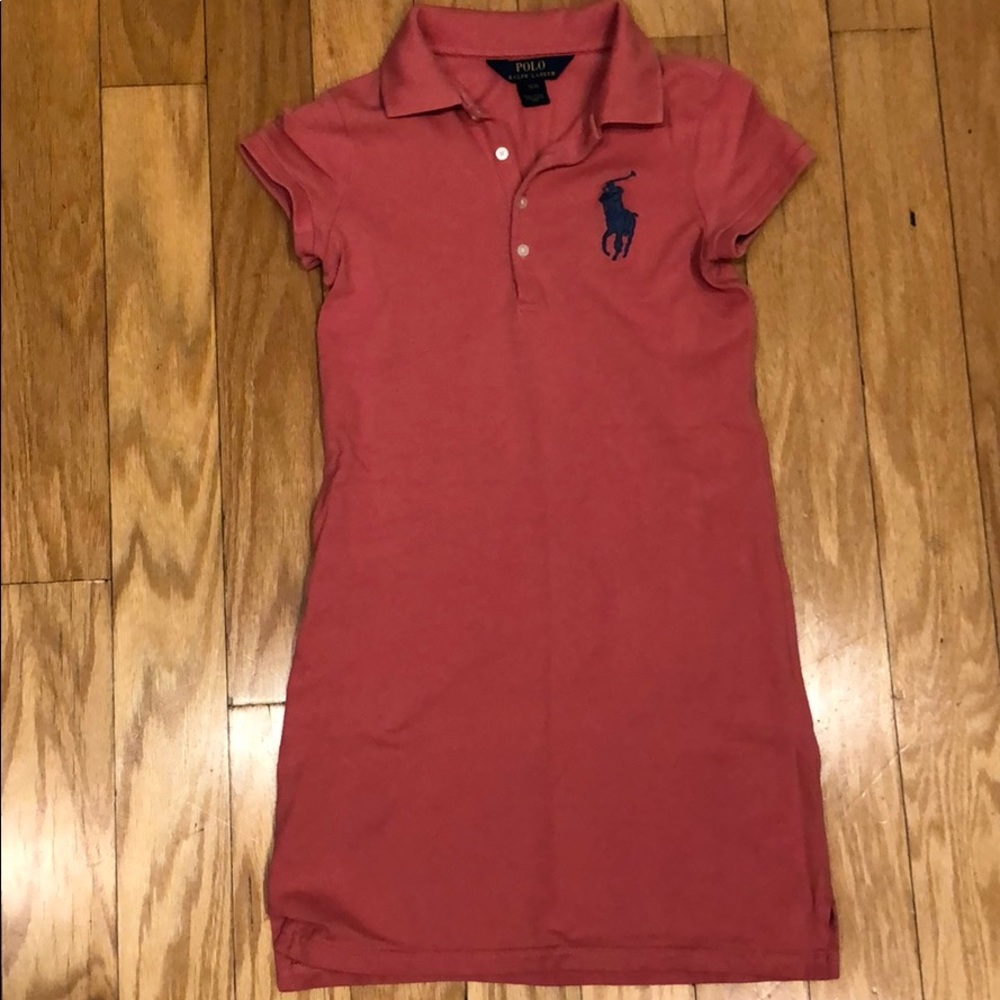Ralph Lauren pink Big Pony mesh Polo dress 7